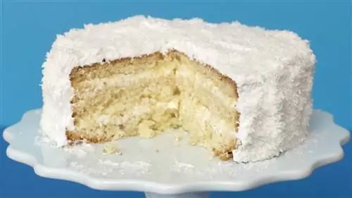 Кокосовый пирог с лаймом