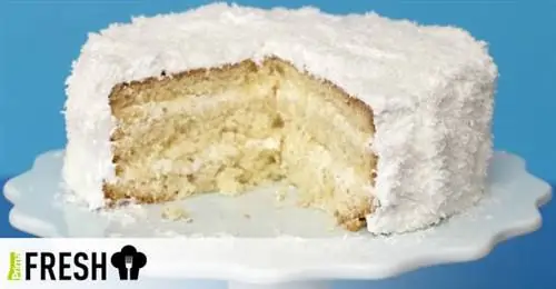 Кокосовый торт с лаймом