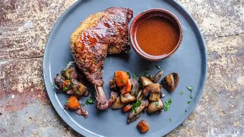 Куриный "петух" на вине