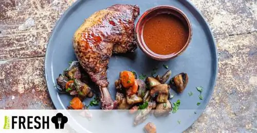 Куриный "петух" на вине