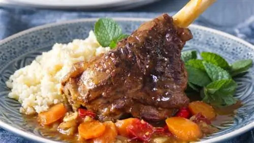 Марокканская баранья нога