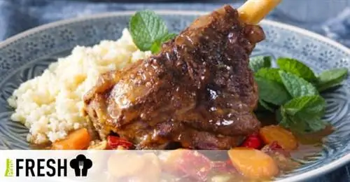 Рулька марокканского ягненка