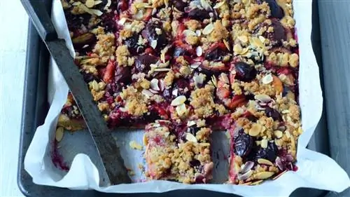 Сливовый пирог с хрустящей крошкой Сливовый пирог с хрустящей крошкой