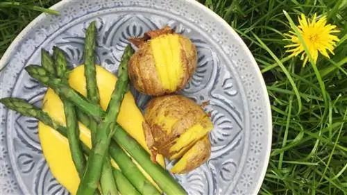 Голландский соус со спаржей