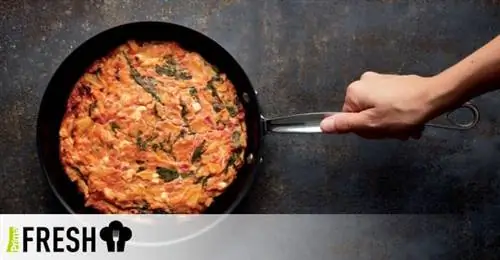 Фриттата с овечьим сыром