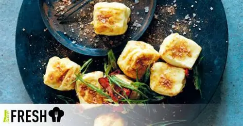 Жареный тофу с солью чили