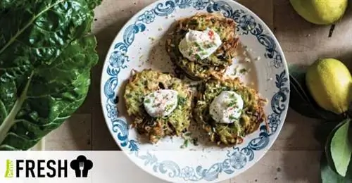 Картофель с мангольдом