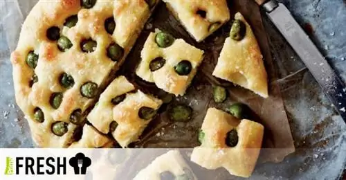 Картофельно-оливковая фокачча - Focaccia con patate e Olive