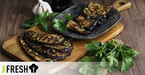 Маринованные баклажаны на гриле
