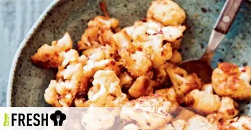 Кисло-сладкая карамелизированная цветная капуста