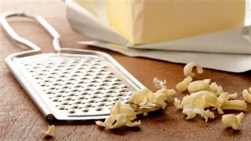 Тертое масло быстро размягчается