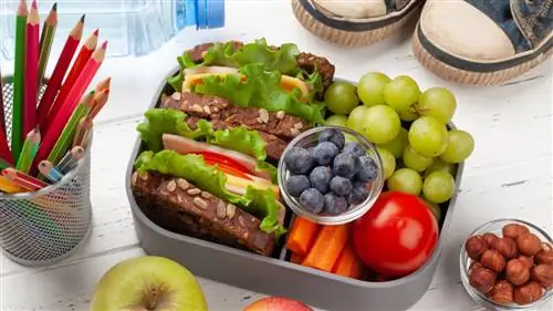 Здоровые школьные закуски
