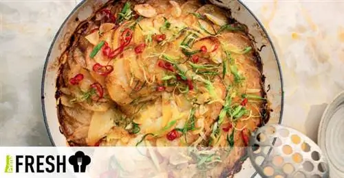 Запеченный картофель с лаймом и кокосом по рецепту Оттоленги