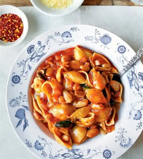 Pasta e fagioli - традиционная итальянская паста с фасолью