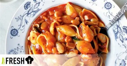 Pasta e fagioli – традиционная итальянская паста с фасолью