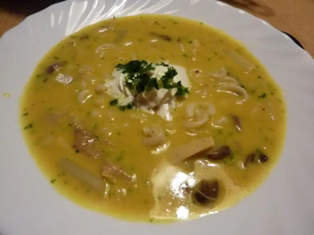 Супы: необычный куриный суп