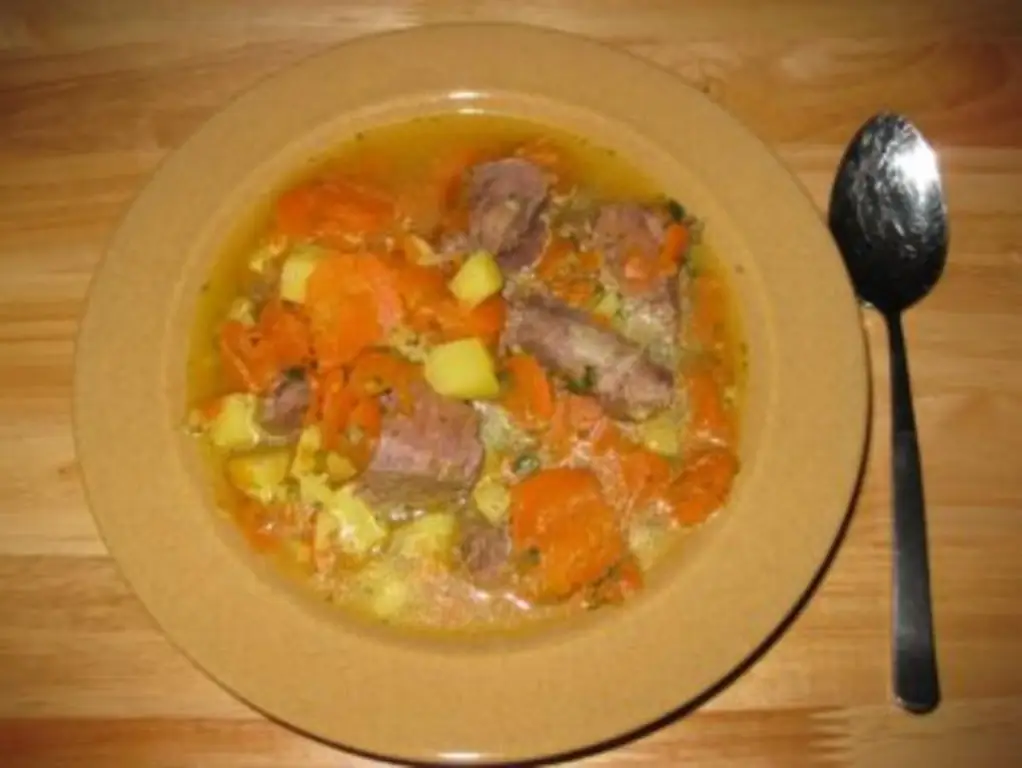 Морковное рагу с говядиной