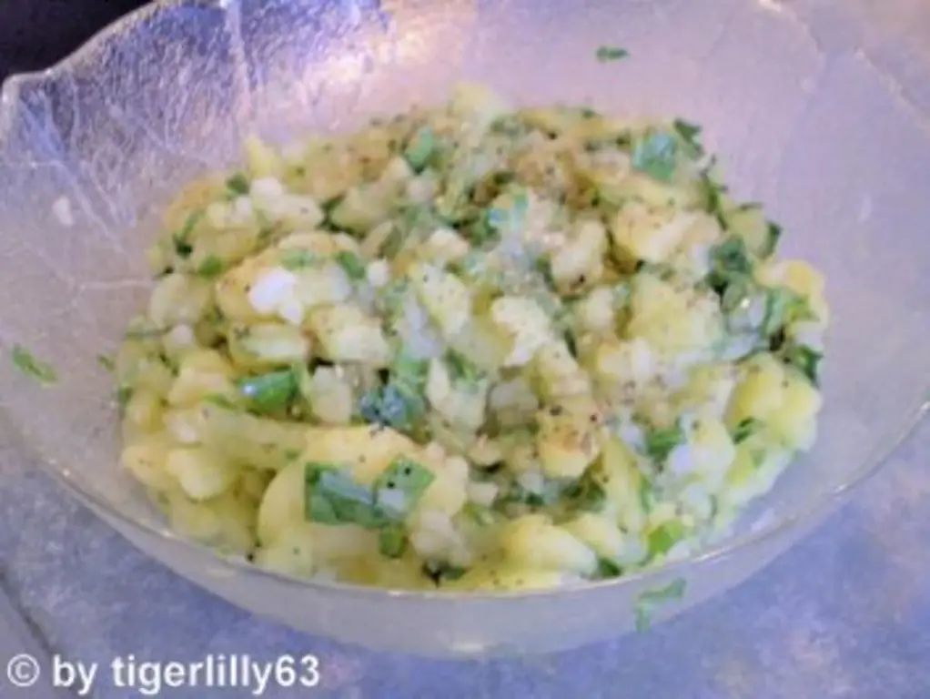 Картофельный салат с рукколой
