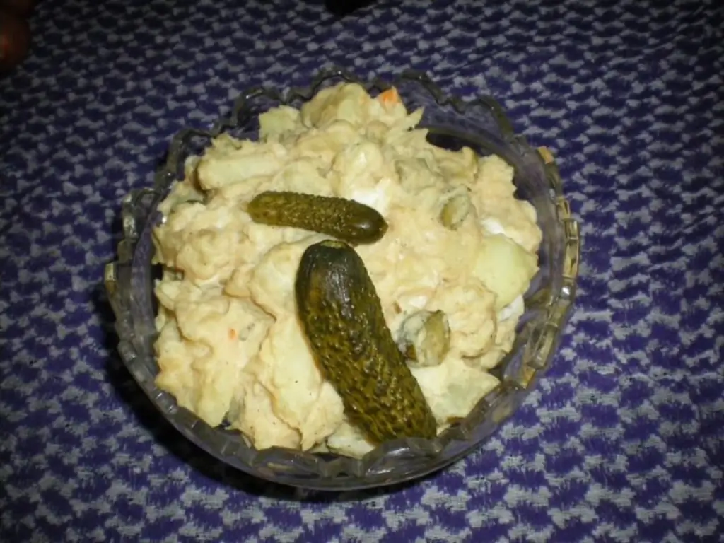 Еврейский картофельный салат ашкеназиי
