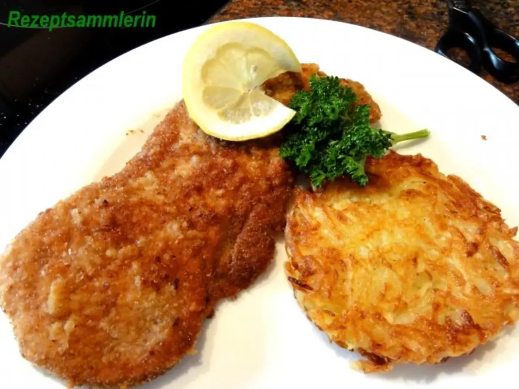 Мясо: ШНИЦЕЛЬ ИЗ СВИНИНЫ с Rösti`s
