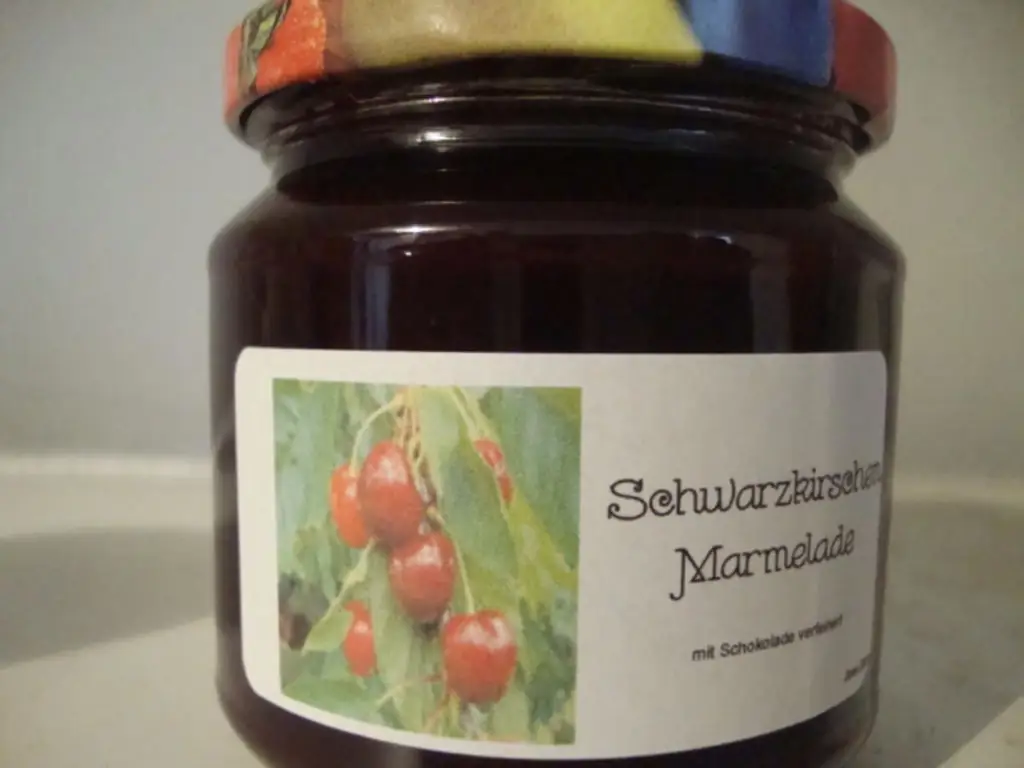 Варенье из черешни с шоколадом & Рафинированное с ванилью