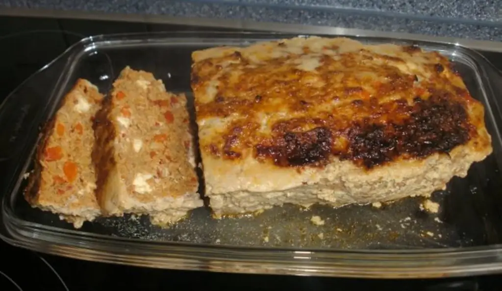 Мясной рулет с творогом в качестве связующего