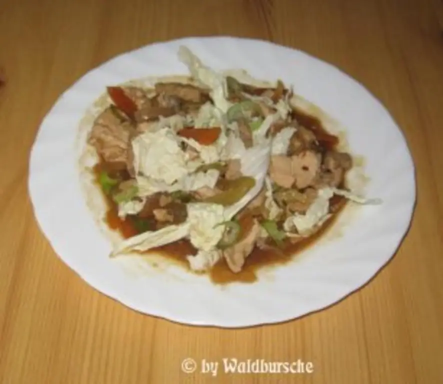 Свиное филе по-азиатски маринованное