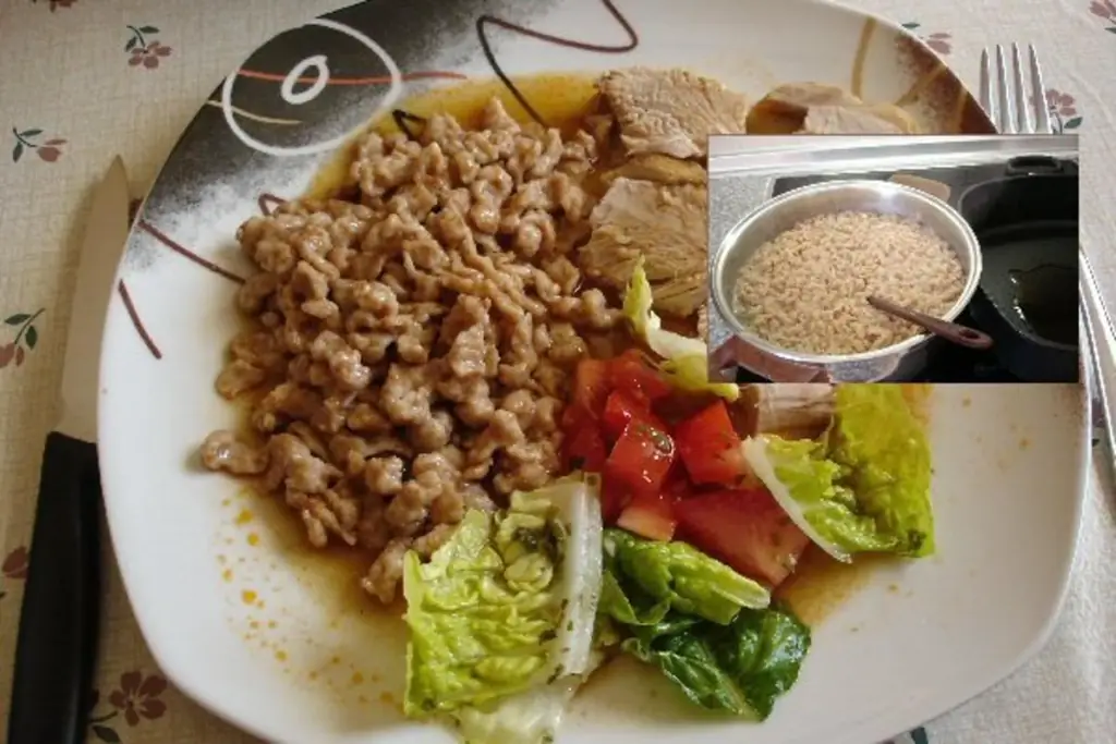 Шпецле из грецкого ореха