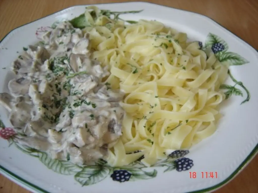 Паста со сливками