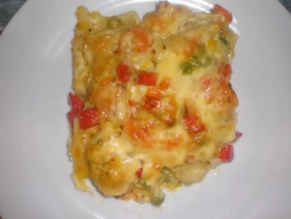 Лазанья с овощами