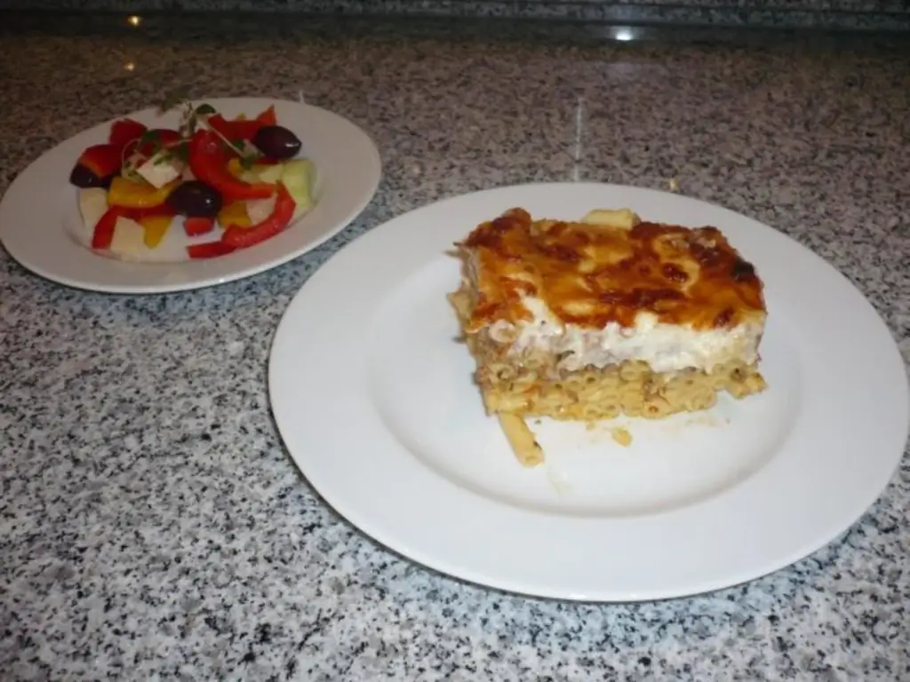 Пастицио Греческий фарш с мятой и корицей
