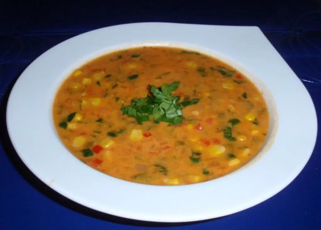 Полуночный суп с большим количеством овощей и очень вкусный также хорош до полуночи: