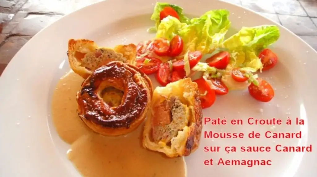 Мясные котлеты с муссом из фуа-гра на арманьяке