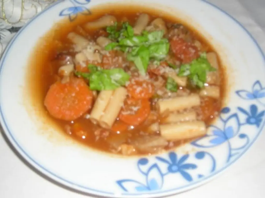 Minestrone в честь Джейми Оливера, но модифицированный