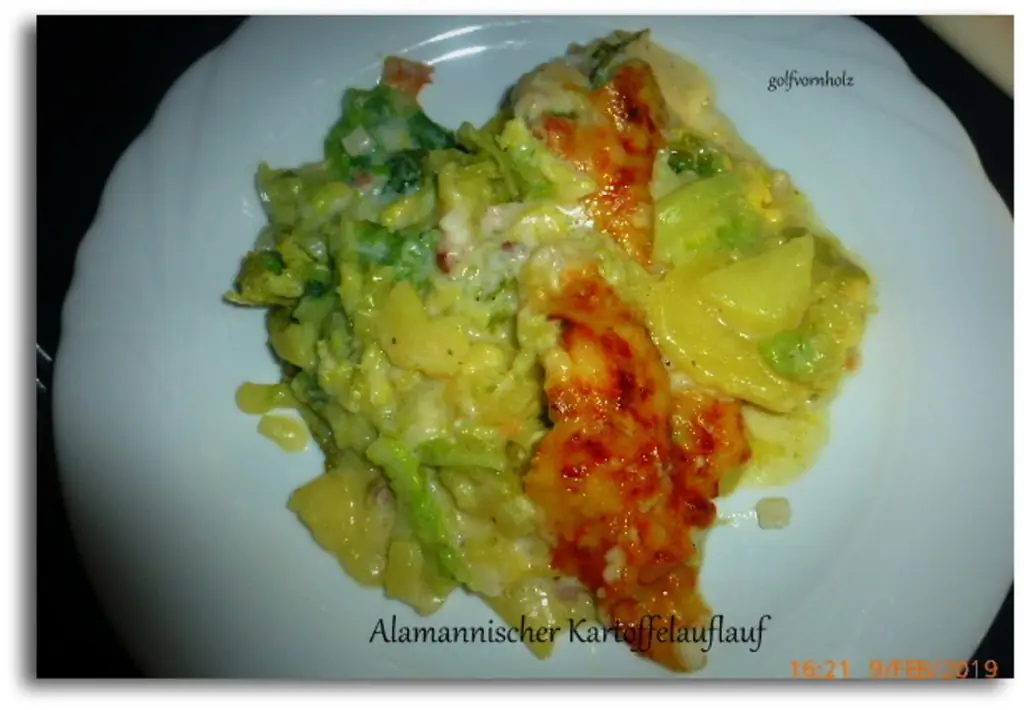 Алеманнская картофельная запеканка