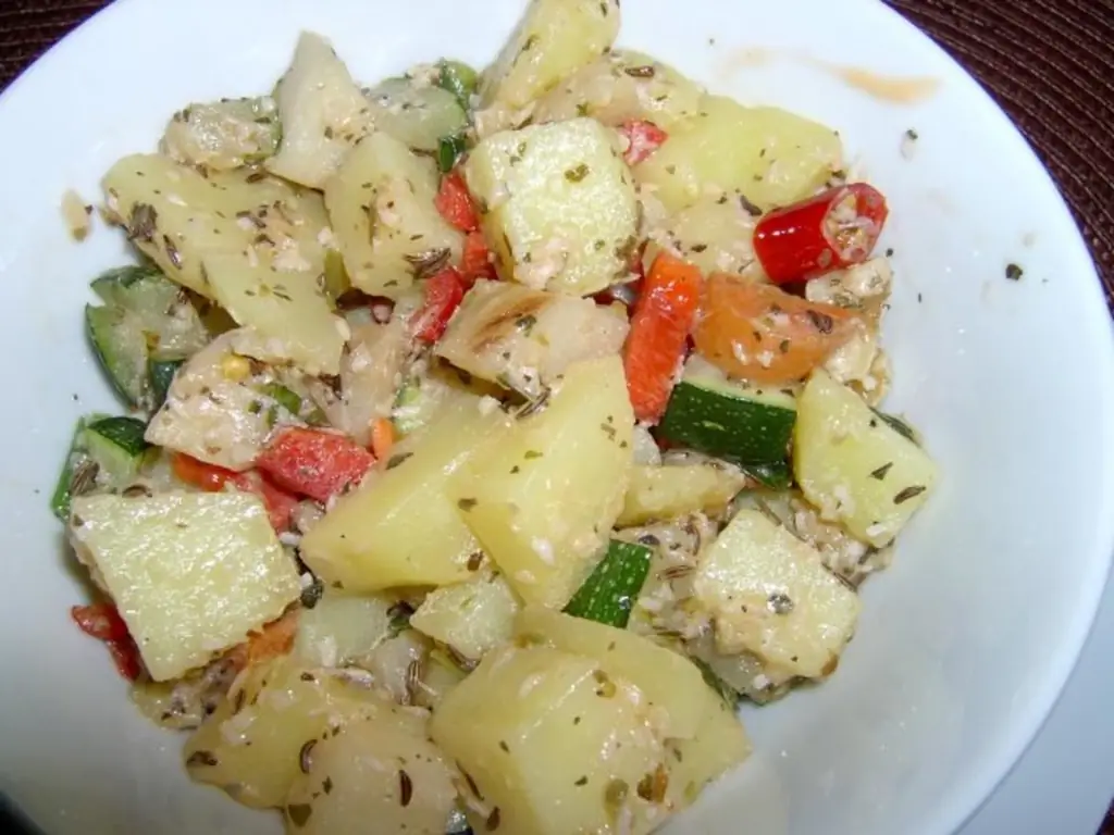 Картофельный салат с пири