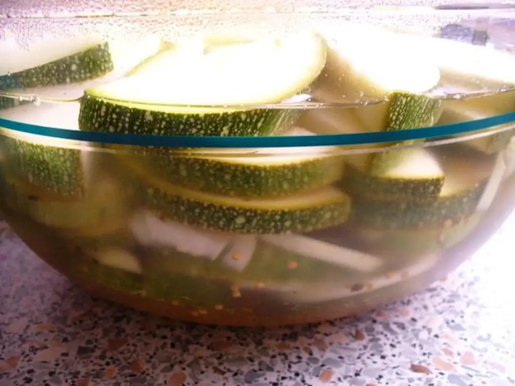Маринованные кабачки для быстрого употребления