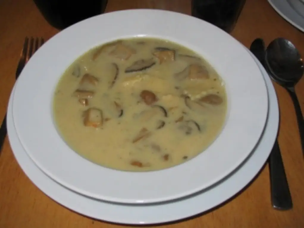 Вкусный грибной суп