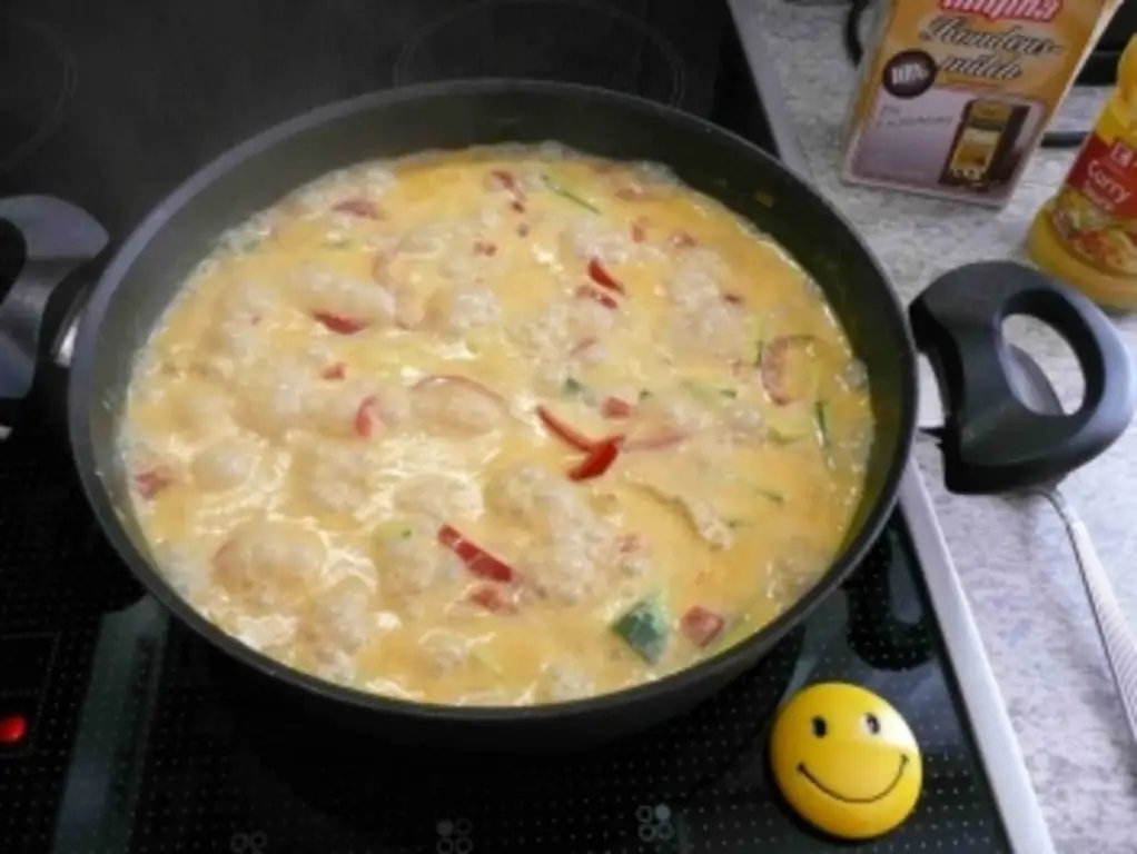 Обжаривание: курица с карри