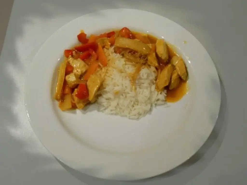 Куриные ломтики в WOK