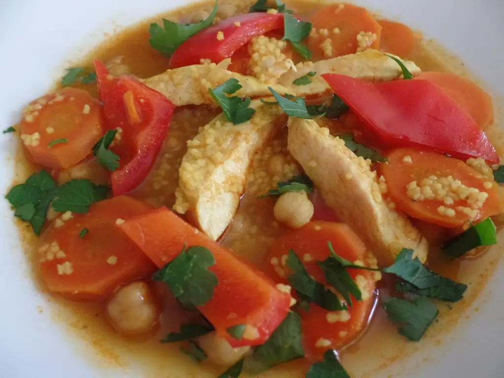 Восточная куриная запеканка