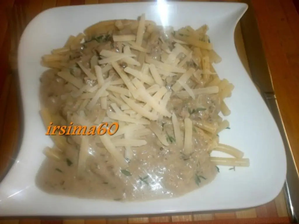 Макароны с грецкими орехами