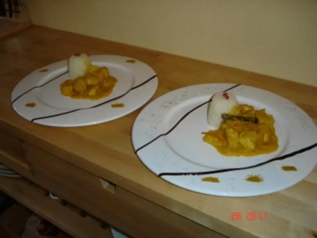 Курица в миндальном соусе