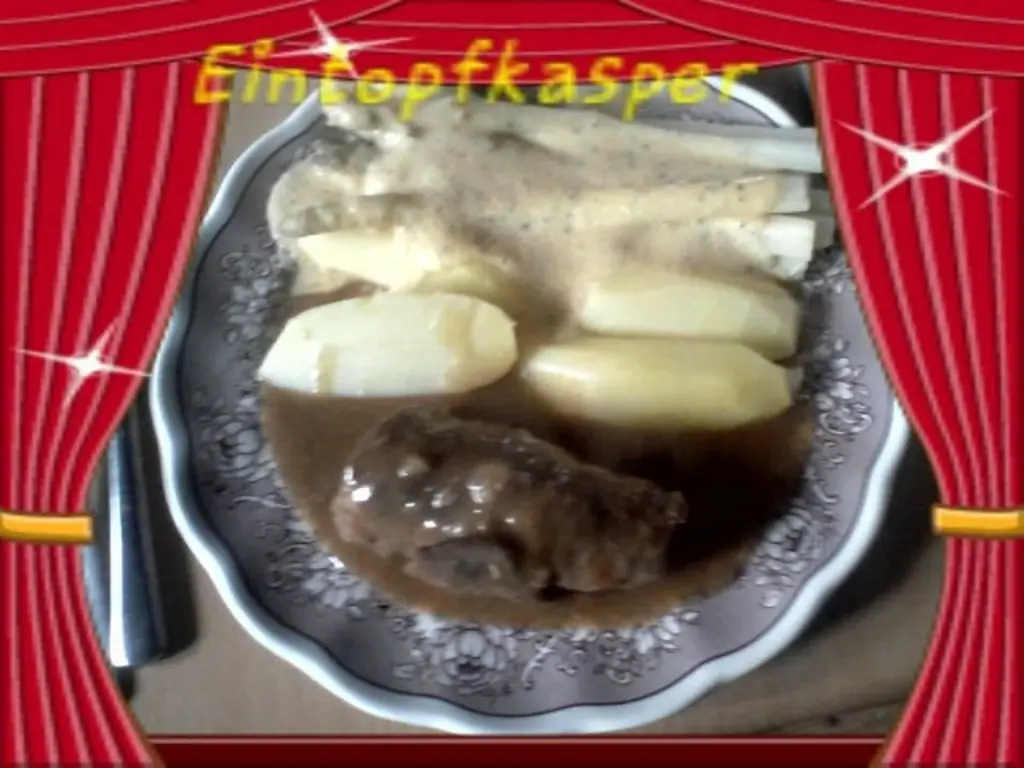 Рулады из телятины по-йоржски со спаржей и картофелем Анабель