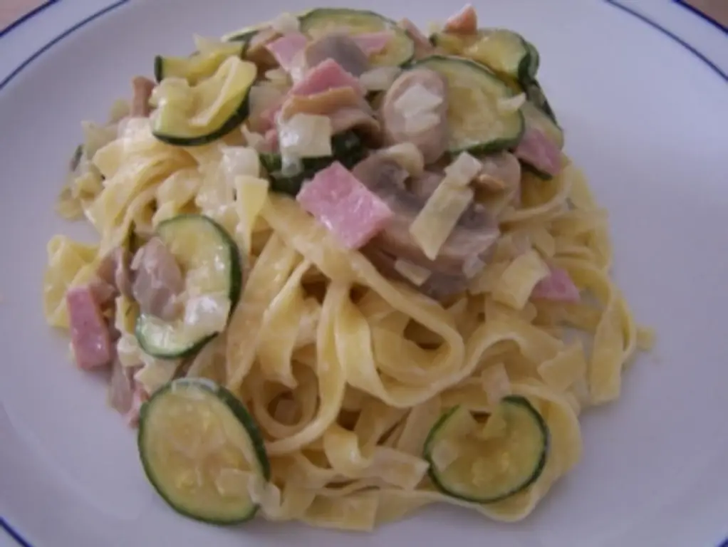Паста с цукини и сыром