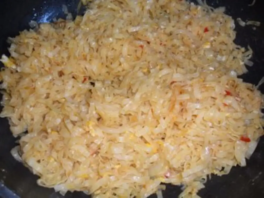 Жареная яичная лапша Азиатская без мяса