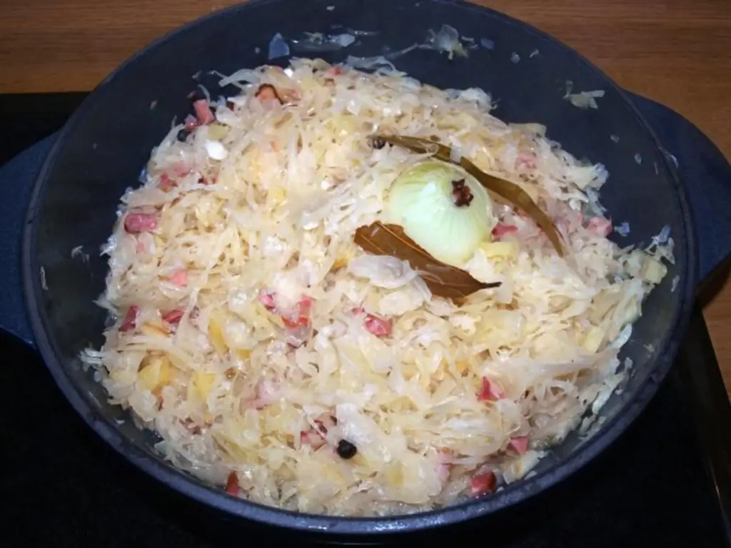 Квашеная капуста по-эльзасски