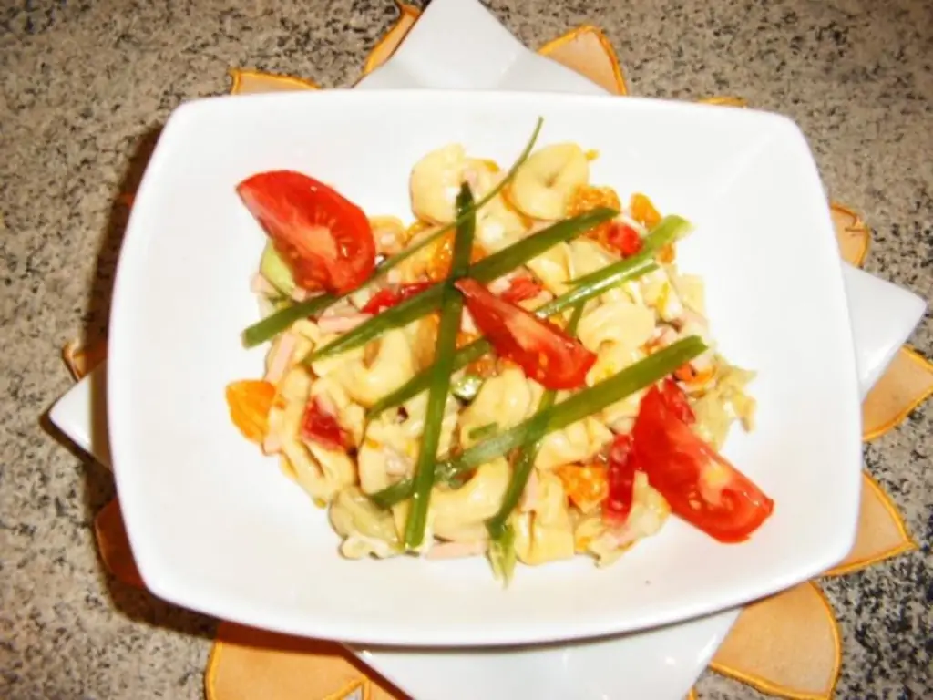 Салат Тортеллини легкий и вкусный