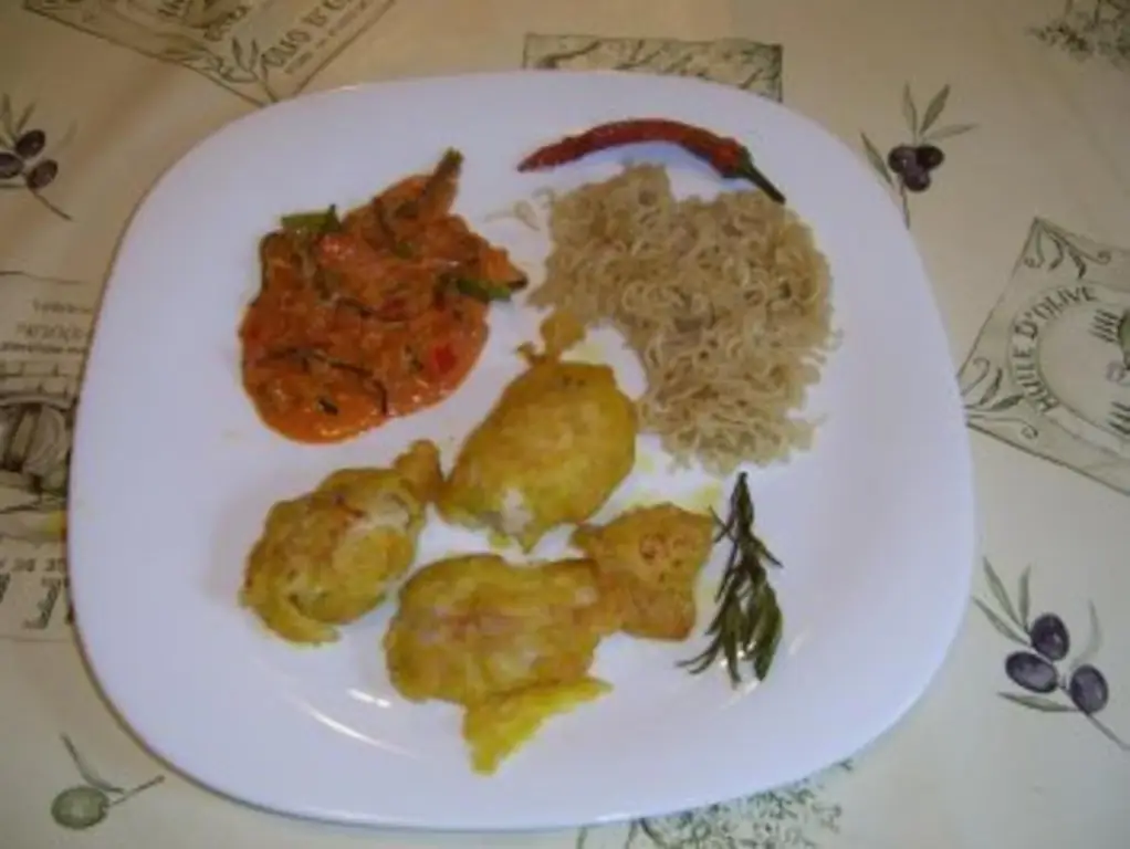 Куриное филе в шафране