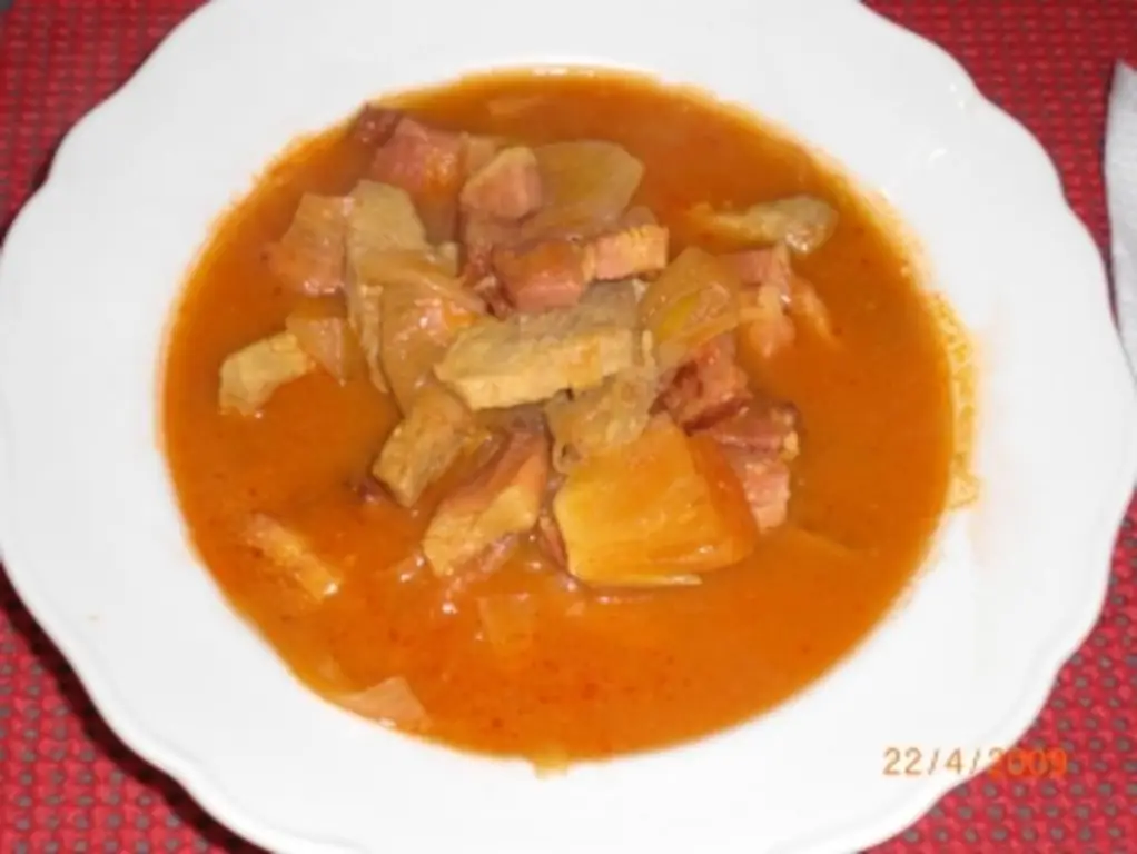Сковорода для шашлыка со свиным эскалопом и копченой пачкой